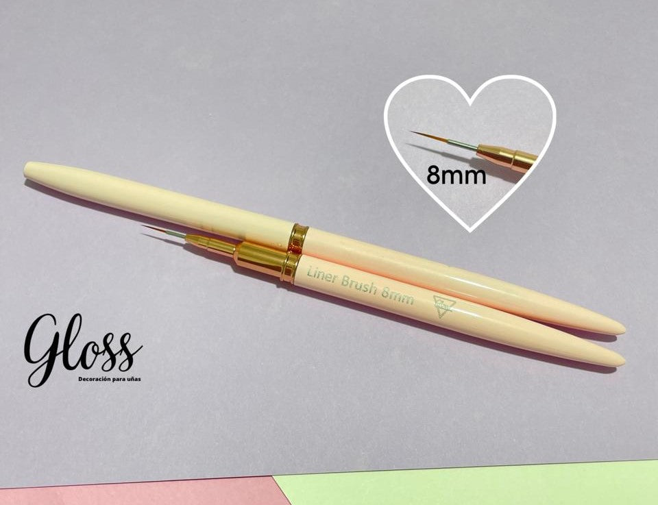 Pincel punta aguja 8mm
