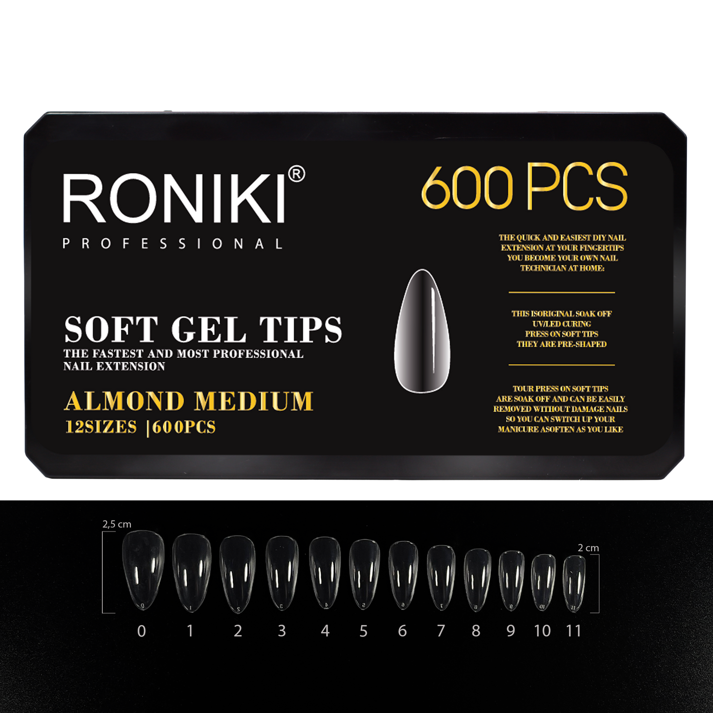 Soft Gel Tips Roniki