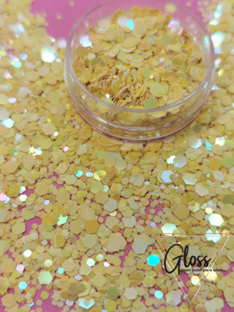 Colita de sirena  amarilla