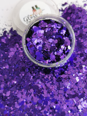 Colita de sirena morada