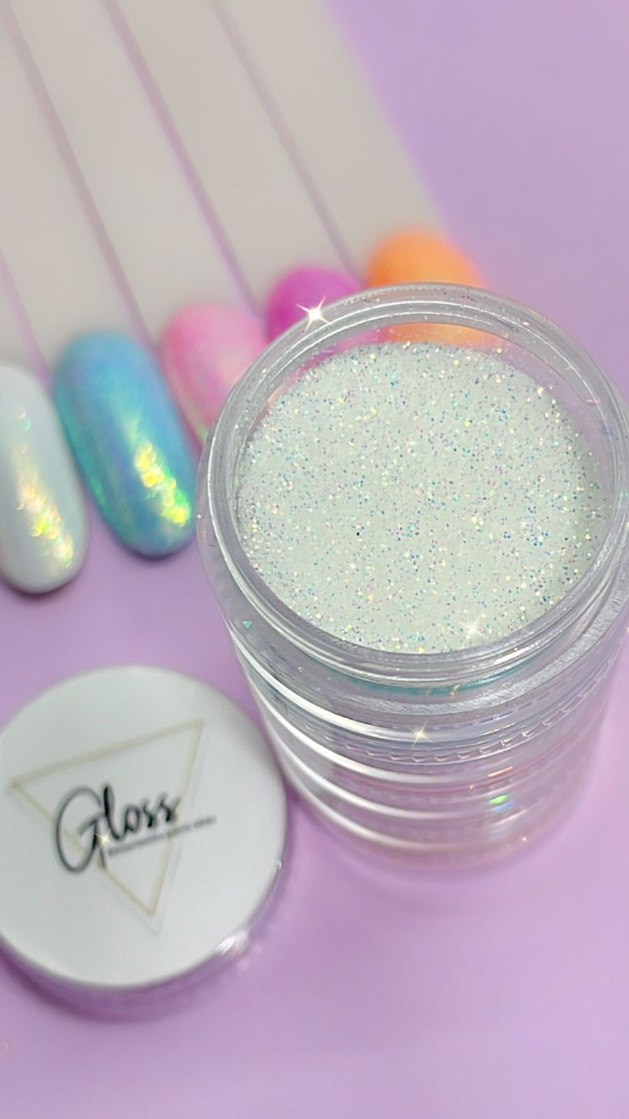 Torre de glitters pastel