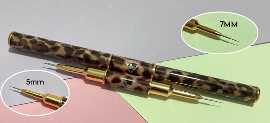 Pincel linner doble punta 5mm - 7mm